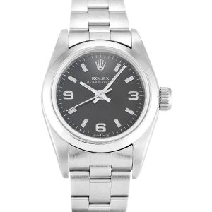 Rolex Lady Oyster Perpetual 26mm Black 67180 - Imagen 4
