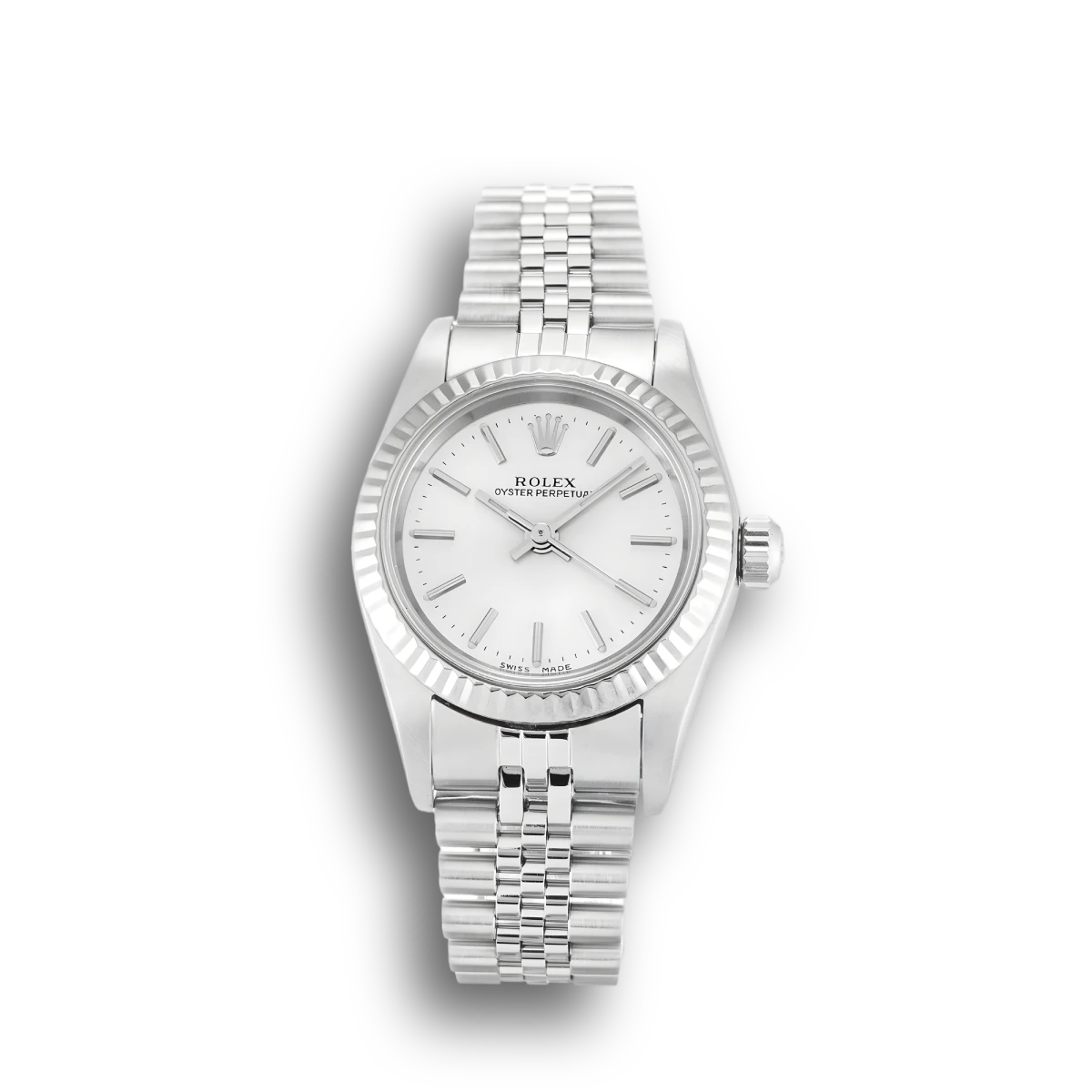 Rolex Lady Oyster Perpetual 26mm Silver 76094