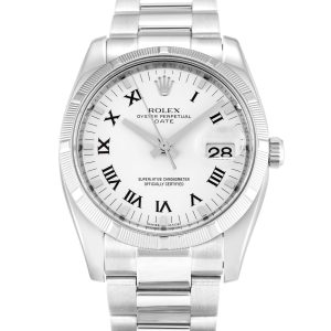 Rolex Oyster Perpetual Date 34mm White 115210 – Bild 4