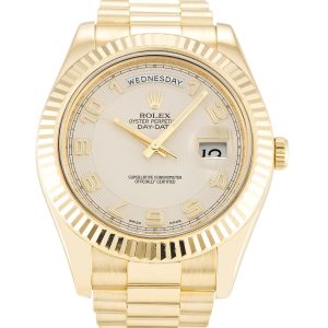Rolex Day-Date II Ivory Dial 218238 - Imagen 4
