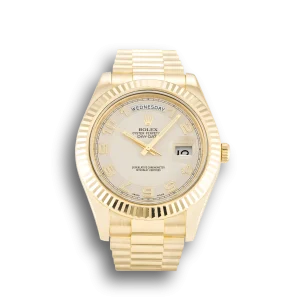 Rolex Day-Date II Ivory Dial 218238