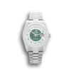 Rolex Day-Date Green and Silver Dial 118346