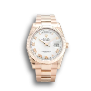 Rolex Day-Date White Dial 118235
