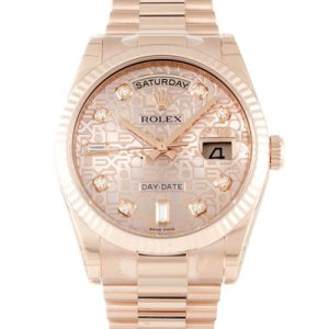 Rolex Day-Date Rose Dial 118235 - Image 4