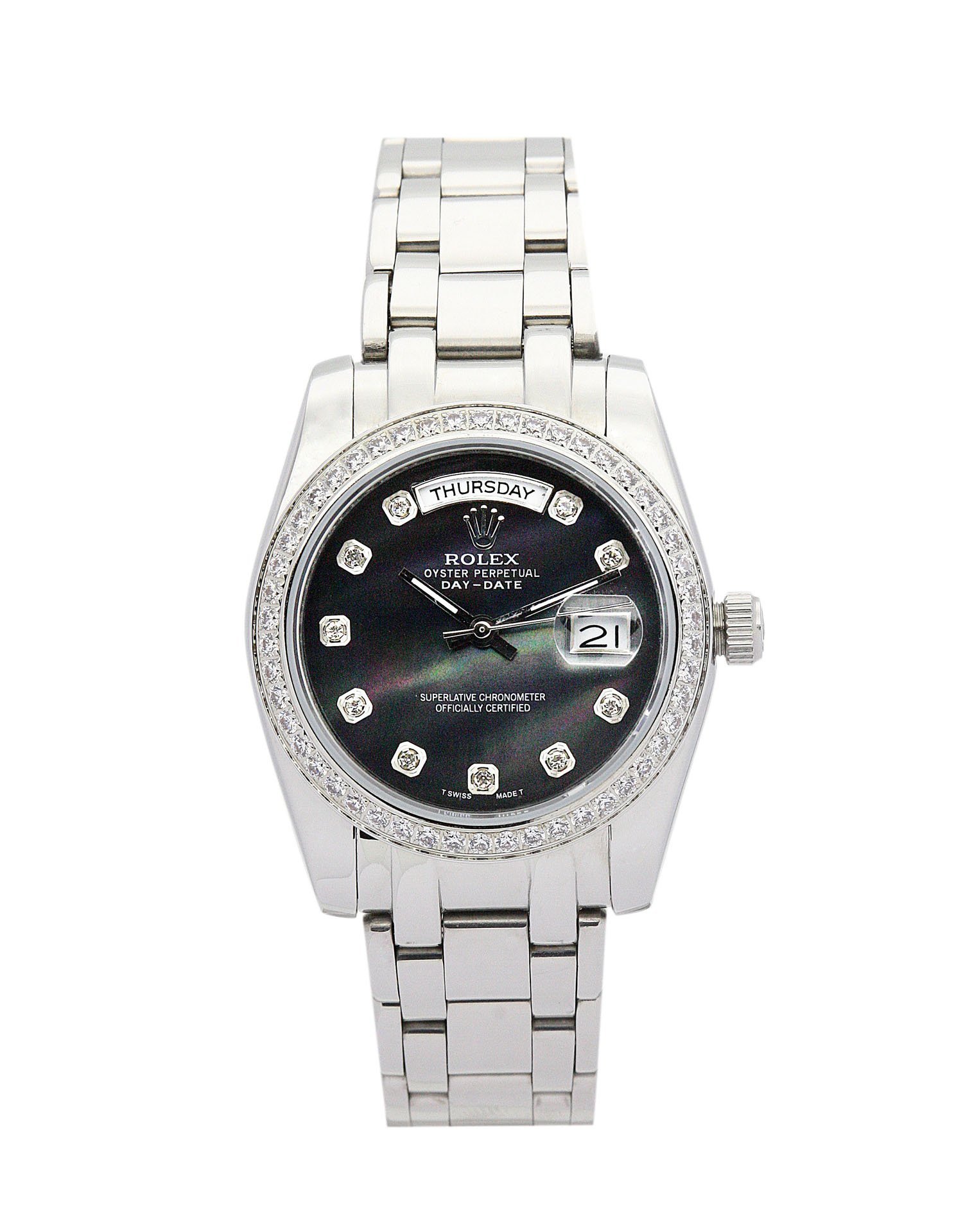 Rolex Day-Date Black Dial 118346 - Image 5