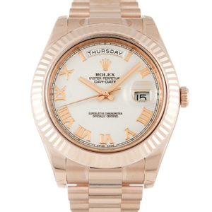 Rolex Day-Date II Ivory Dial 218235 - Imagen 4
