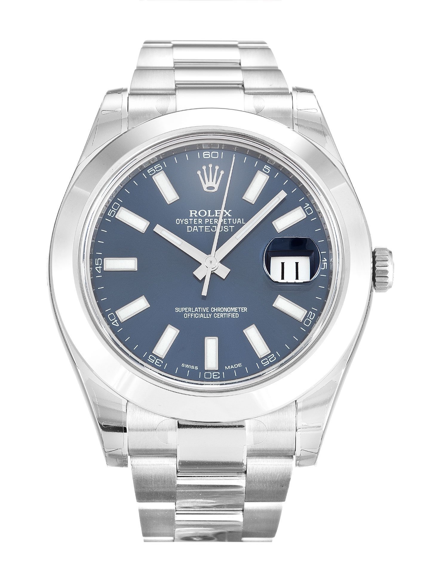 Rolex Datejust II Blue Dial 116300 - Image 4