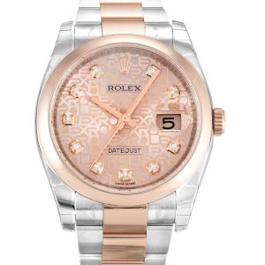 Rolex Datejust Rose Dial 116201 - Image 4