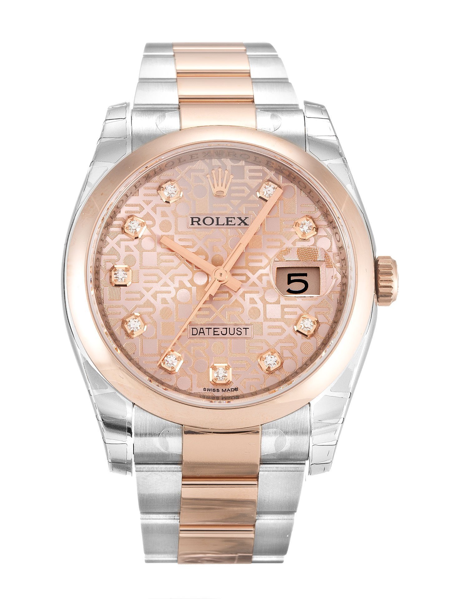 Rolex Datejust Rose Dial 116201 - Image 4