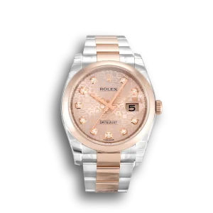 Rolex Datejust Rose Dial 116201