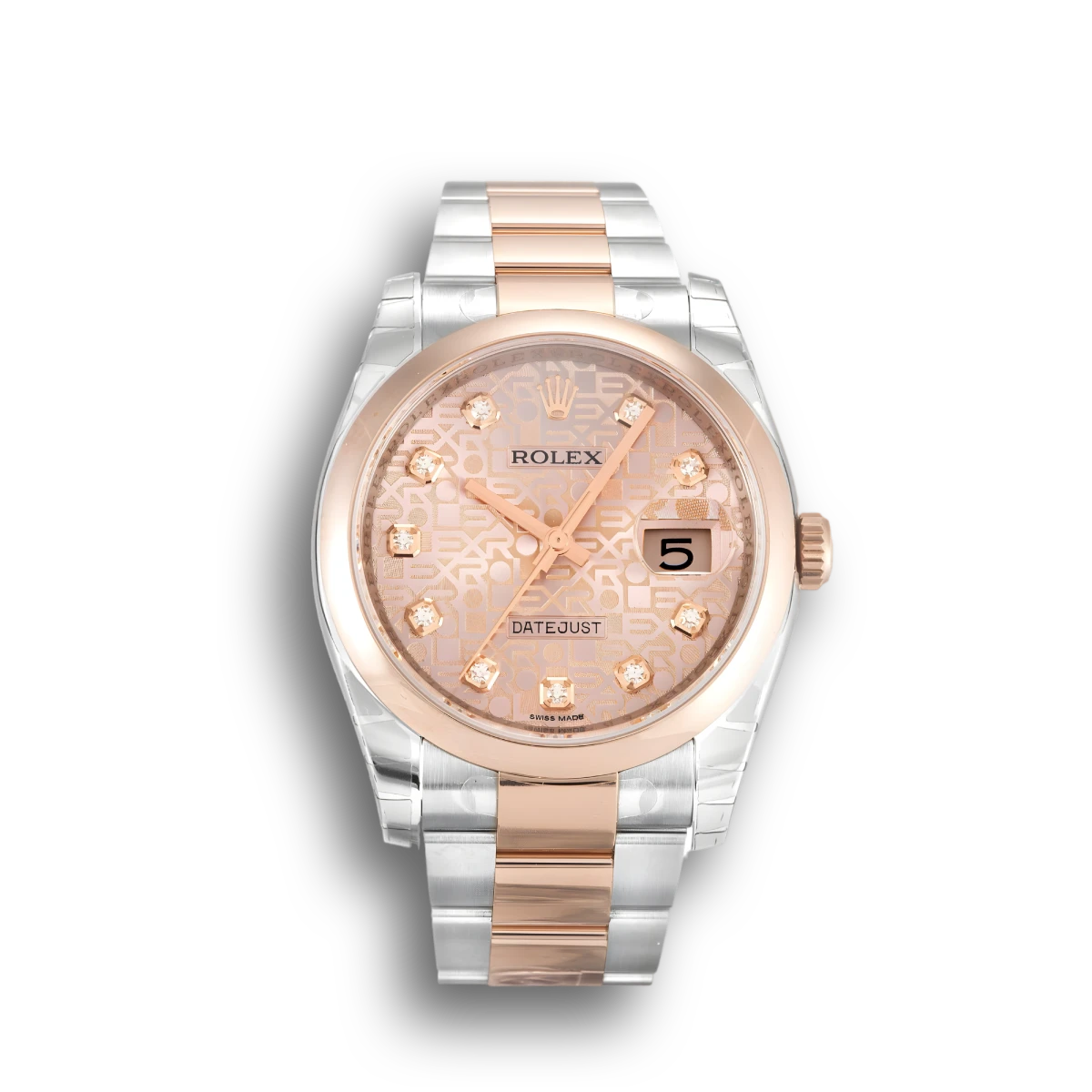 Rolex Datejust Rose Dial 116201