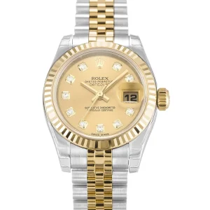 Rolex Datejust Lady Champagne Diamond Dial 179173 - الصورة 4