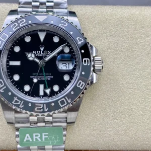 Super Clone Rolex GMT-Master II 126710GRNR “Bruce Wayne” Jubilee 2024 - Image 8