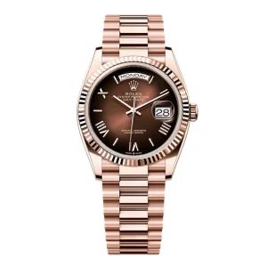 Super Clone Rolex Day-Date Brown Ombré Dial 128235-0075 36 mm