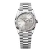 Super Clone Rolex Day-Date Silver Dial 128236-0001 36 mm