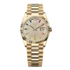 Super Clone Rolex Day-Date Diamond-Paved Dial 128238-0051 36 mm