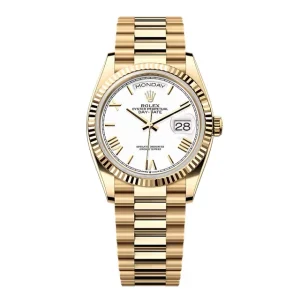 Super Clone Rolex Day-Date White Dial 128238-0113 36 mm