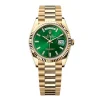 Super Clone Rolex Day-Date Bright Green Diamond Dial 128238-0130 36 mm