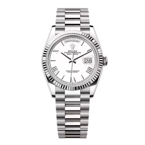 Super Clone Rolex Day-Date White Dial 128239-0059 36 mm