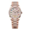 Super Clone Rolex Day-Date Diamond-Paved Dial 128345rbr-0042 36 mm