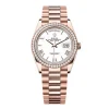 Super Clone Rolex Day-Date White Dial 128345rbr-0070 36 mm