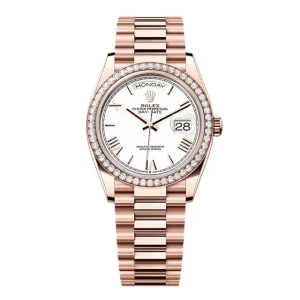 Super Clone Rolex Day-Date White Dial 128345rbr-0070 36 mm