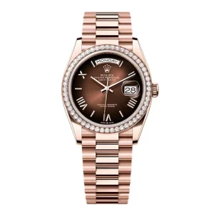 Super Clone Rolex Day-Date Brown Ombré Dial 128345rbr-0075 36 mm