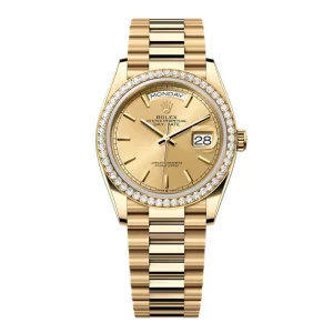 Super Clone Rolex Day-Date Champagne Dial 128348rbr-0026 36 mm