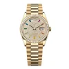 Super Clone Rolex Day-Date Diamond-Paved Dial 128348rbr-0030 36 mm