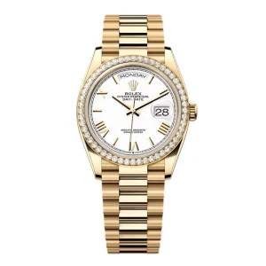 Super Clone Rolex Day-Date White Dial 128348rbr-0064 36 mm