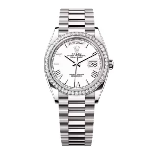 Super Clone Rolex Day-Date White Dial 128349rbr-0043 36 mm