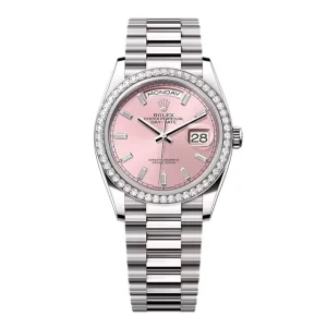 Super Clone Rolex Day-Date Pink Diamond Dial 128349rbr-0053 36 mm