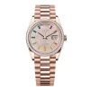 Super Clone Rolex Day-Date Diamond-Paved Dial 128395tbr-0008 36 mm