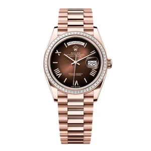 Super Clone Rolex Day-Date Brown Ombré Dial 128395tbr-0024 36 mm