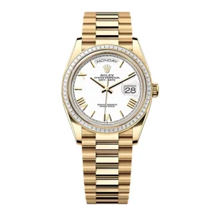 Super Clone Rolex Day-Date White Dial 128398tbr-0026 36 mm