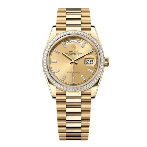 Super Clone Rolex Day-Date Champagne Dial 128398tbr-0037 36 mm