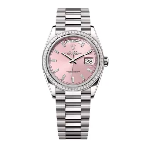Super Clone Rolex Day-Date Pink Diamond Dial 128399tbr-0029 36 mm