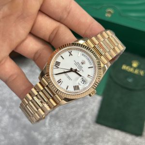 Super Clone Rolex Day-Date White Dial 128238-0113 36 mm - Imagen 3