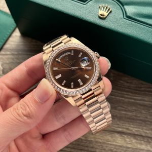 Super Clone Rolex Day-Date Chocolate Diamond Dial 228345rbr-0006 40 mm - Image 3