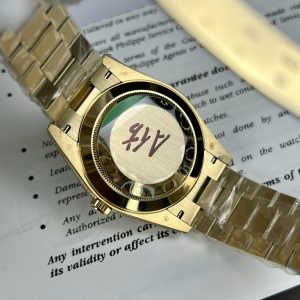 Super Clone Rolex Day-Date White Mother-of-Pearl Diamond Dial 128238-0123 36 mm - Image 8