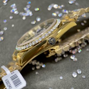 Super Clone Rolex Day-Date Champagne Diamond Dial 228348rbr-0002 40 mm - Afbeelding 6
