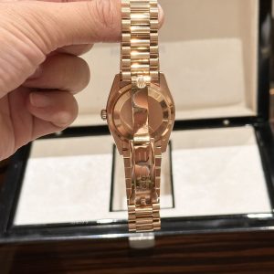 Super Clone Rolex Day-Date White Mother-of-Pearl Diamond Dial 128238-0011 36 mm - Image 7