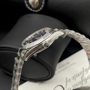 Super Clone Rolex Day-Date Blue Ombré Diamond Dial 128236-0005 36 mm - Imagen 4