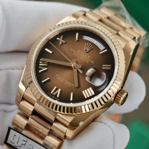 Super Clone Rolex Day-Date Brown Ombré Dial 128235-0075 36 mm - Image 5