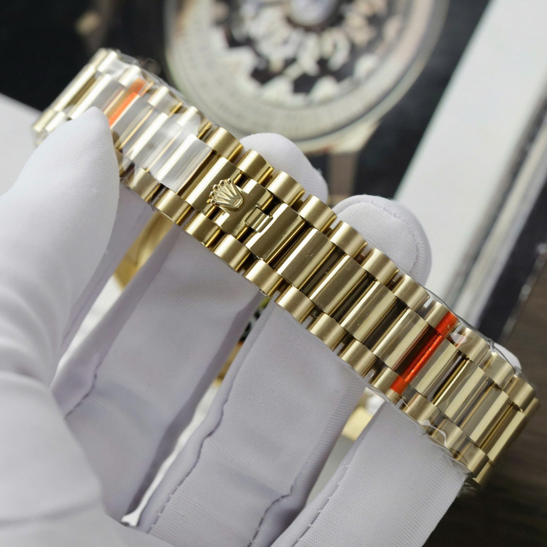 Super Clone Rolex Day-Date Green Ombré Dial 128238-0118 36 mm - Image 12