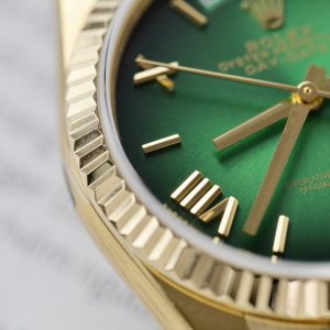 Super Clone Rolex Day-Date Green Ombré Dial 128238-0118 36 mm - Image 8