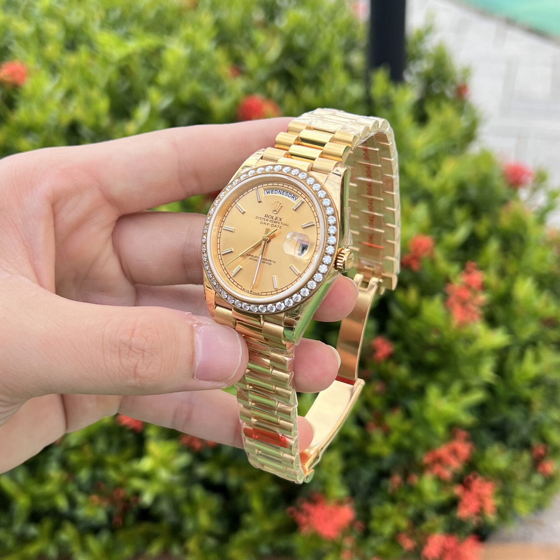 Super Clone Rolex Day-Date Champagne Dial 228348rbr-0008 40 mm - Image 6