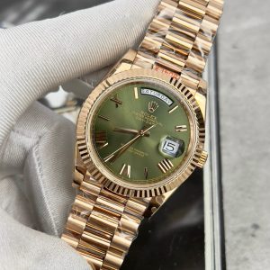 Super Clone Rolex Day-Date Olive Green Dial 228235-0025 40 mm - Image 3