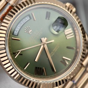 Super Clone Rolex Day-Date Olive Green Dial 228235-0025 40 mm - Image 4