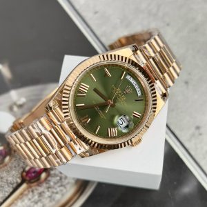 Vista alternativa de Super Clone Rolex Day-Date Olive Green Dial 228235-0025 40 mm